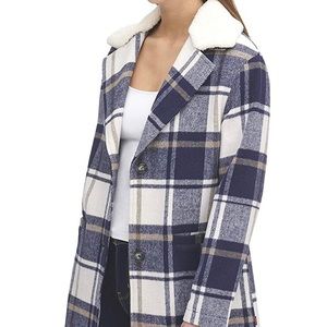 Levi’s Wool blend flannel trench style coat